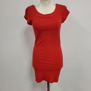 Express Womens Y2K Short Sleeve Sexy Basic Tee Shirt Size S Preppy Elena Gilbert